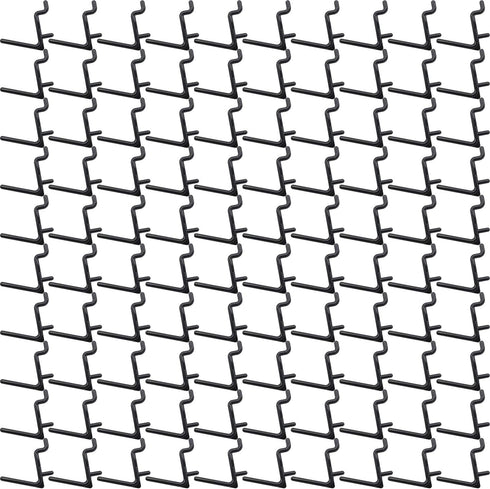 1.5 inch L Style Pegboard Hooks Kit, 200 pk Assortment Tool Organizer, Black Peg Hooks Accessories (200 PK)