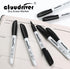 72 Pack 0.7mm, cloudriver Dry Erase Markers Ulta Fine Tip, Black Whiteboard Marker, Low Odor, For Office And Home