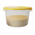 Rubbermaid Commercial Lid (Lid Only) for Round Food Storage Container, Fits 4 Qt. Containers, Yellow (FG572200YEL)