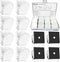 BamLue 12 Pieces Fridge Magnet Clips, Heavy Duty Magnetic Clip for Photos, White, Perfect for Home & Office