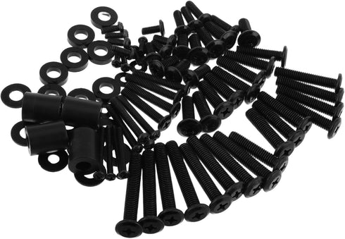 Uonlytech 88pcs Heavy Duty Tv Stand Mounting Screws Mount Screws Kit Wall Mount