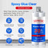 Plastic Glue, 1.76oz Clear Epoxy, All Purpose Repair Glue for Metal, Wood, Glass, and Most Plastics