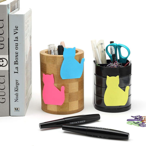 Cat Sticky Notes Set 360 Sheets, Cute Cat Office Supplies, Cat Lover Gifts for Women, Desk Accessories for Work School
