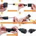 Treela 5 Sets Extension Cord Plug Replacement - 125V 15A 2 Pole 3 Wire Male Plug and Female Connector Replacement