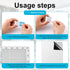 BOXOB 24pcs 2.36x1.18in Adhesive Metal Plates for Magnetic Mounts, Rectangular Iron Strips with Adhesive Backing