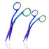(5.5 Cynamed Knowles Bandage Scissors with Multicolor/Rainbow Titanium Coating - Perfect for EMT, Paramedics, First Aid