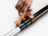 1.5-3 ft Long Paint Roller Extension Pole, Multi-purpose Telescopic with Universal Twist-on Metal Tip