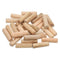 PATIKIL Wooden Dowel Pins, 300 Pcs M12x40mm Fluted Groove Hardwood Pegs for Crafts, Furniture, Door Art