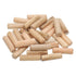 PATIKIL Wooden Dowel Pins, 300 Pcs M12x40mm Fluted Groove Hardwood Pegs for Crafts, Furniture, Door Art