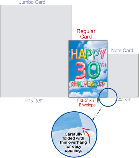 The Best Card Company 60th Jumbo Birthday Greeting Card (8.5 x 11 Inch) - 60 Years Old Celebration