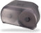 San Jamar Classic Versatwin Plastic Tissue Dispenser, Dual Dispensing Toilet Paper Holder, Black Pearl, 5.5 Inches