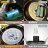 Yarra-Decor Turkish Moroccan Lamp, Handmade Tiffany Mosaic Glass Bedside Lamp with Rechargeable Battery, LED Bulb