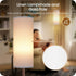 Dimmable 64.4 Bulb 3000K-6500K, VCW06LD05W1 Floor Lamps for Living Room with Remote and Foot Switch, Modern Standing