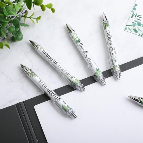 Tinlade 10 Pieces Christian Pens for Women, Inspirational Quotes, Bible Verse Ballpoint Pens, Funny Office Gifts