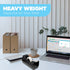 Desktop Tape Dispenser - Non-Skid Base, Weighted Tape Roll Dispenser - Perfect for Home, Office, School (4 Pack)