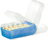 HAN 997-643, A7, Croco Flashcard Index Box. for Learning Vocabulary in an Ingeniously Simple Way, Translucent Blue