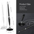 Zonon Secure Pen with Chain, Adhesive Base Black Ink Reception Pen for Home Office, 24 Pieces