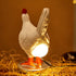 Oriamde Chicken Egg Lamp Funny Lifelike Resin Night Light - The Chicken Lays A Glowing Egg Gift Home Decoration