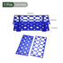 YOKIVE Tube Rack, Polypropylene Test Tube Rack Holder | Great for 50ml, 15ml, 10ml Lab Test Tube(Blue, 28-Sockets)