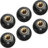 Threaded Ball Knobs, 6Pcs Plastic Ball Lever Knob with M5 Female Thread Iron Insert for Machine Handle Replacement