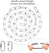 6/10/15 15FT) Chandelier Chain Feet SANGLE SOPFFY Light Fixture Chain for Chandelier or Swag Light Fixtures (Silver