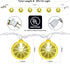 8.5FT 3D 10 Lemon LED String Lights, Lemon Kitchen Decor with Lemon Lights, Plug in Lemon String Lights for Birthday