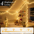 Soagrc132FT 400 8 LED Warm White String Lights, Modes Fairy Lights with Timer, Waterproof & Durable Indoor Outdoor