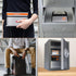 QLYNUDO (2-Pack) 9.5x5.8" Set Money Envelopes for Cash Organizer - Small Fireproof Document Bag & Cash Stuffing Pouch