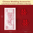 Chinese Red Envelopes for Weddings, 10 Pieces Lucky Money Packets with Bride and Groom Patterns