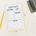 Tiny Expressions Nurse Notepads - 50 Tear-Away To-Do List Sheets, Nursing Planner & Desk Accessories, Made in the USA
