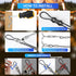 YingYa BIS 165FT Kit,304 480LB String Light Hanging Stainless Steel Cable Kit - Heavy Duty Capacity, Adjustable