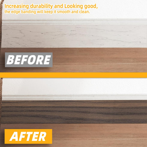 2.4 inch 15ft GSCIT Club Wood Grain Repair Tape, X Self Adhesive Walnut Grain Repair Patch for Tables, Chairs