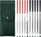 5pcs Mini Diamond Needle Files and 5pcs Mini Steel Needle Files in Synthetic Leather Case for Precision Sanding