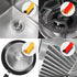 YUOILHY 6Pcs Small Wire Brushes for Cleaning Rust, Brass/Nylon/Stainless Steel Brushes with Curved Handle for Cleaning