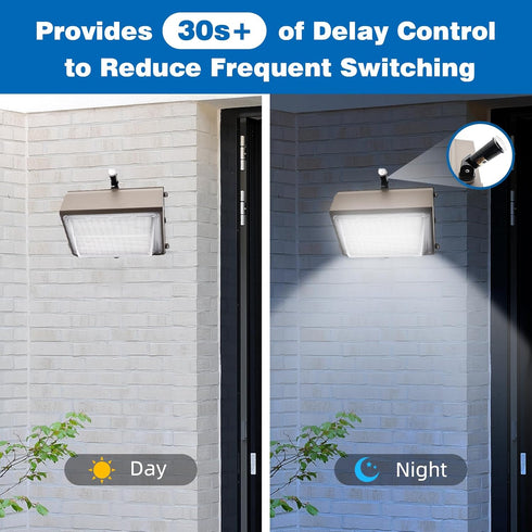 2pcs Automatic Lighting Sensor Switch Photoelectric Switch for Outdoor Light Photo Cell Sensor with Time Delay