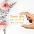 PARTH IMPEX Thank You for Your Order Cards, Pack of 100, 3.5" x 2", Gold Foil Purchase Inserts for Small Business