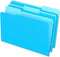 Pendaflex 435013BLU Interior File Folders, Legal, 1/3 Cut Top Tab, Blue (Box of 100)
