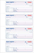 Tops 2-Part, 11 7-5/8 Inches, 4 200 Sets (46806) Money/Rent Receipt Book, Carbonless, x Receipts/Page, per Book