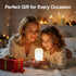 Dimmable 12 SUNMORY Rechargeable Night Light, Small Table Lamp for Bedroom, Bedside Lamp with Magnetic Charging