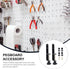 ULTECHNOVO Hanger Hooks, Metal Pegboard Hooks Set for Garage Office Kitchen Storage Craft Hooks