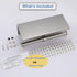 TOPGHIP Toilet Paper Holder - Double Rolls Toilet Tissue Holder with Phone Shelf for Bathroom - TP Roll Holder