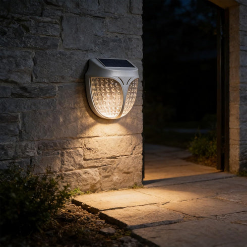 Solar Outdoor Lights Auto On At Dusk Wall Light LED Waterproof Solar Street Lights Energy Saving Garden Lights Spot