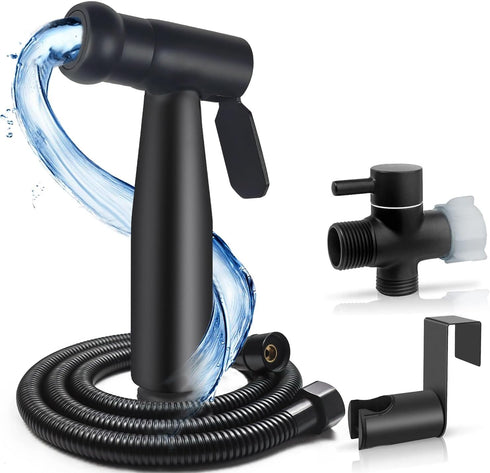 Luxury Handheld Bidet Sprayer, Premium SUS304 Stainless Steel Bathroom Bidet Attachment Set,