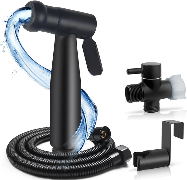 Luxury Handheld Bidet Sprayer, Premium SUS304 Stainless Steel Bathroom Bidet Attachment Set,