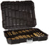 230 Pieces Titanium Twist Drill Bit Set, 135° Tip High Speed Steel, Ideal for Wood, Cast Iron, and Plastic