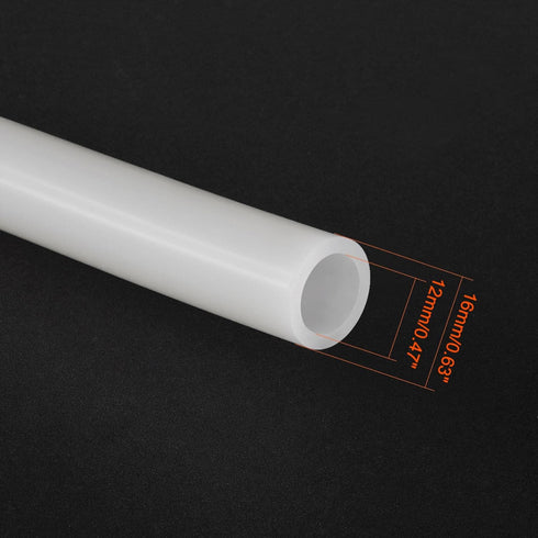 uxcell Silicone Tube - 12mm ID X 16mm OD, 1.64' Flexible Rubber Tubing for Water Air Hose Pipe