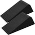 Large Rubber Door Stoppers, Heavy Duty Wedge Door Stopper, Black Non-Slip Stackable Doorstop for Home Office