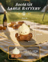 Dimmable, Chibi Campfire Night Light, Silicone, LED Flickering Flame Lights, Rechargeable Bedside Nightlight, Anime