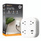 GE UltraPro 3-Outlet Surge Tap with USB, Outlet Extender, 1 USB-A, 1 USB-C, Adapter Spaced for Home or Office