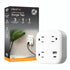 GE UltraPro 3-Outlet Surge Tap with USB, Outlet Extender, 1 USB-A, 1 USB-C, Adapter Spaced for Home or Office